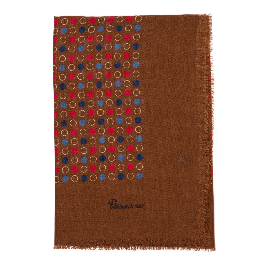 Scarfs | Petronius Exclusive For Michael Jondral: Carree Scarf "Palline E Cerchi" In Wool