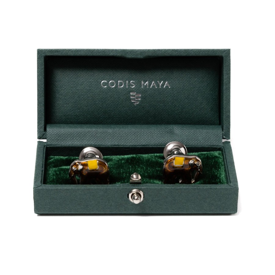 Cufflinks & Jewelry | Codis Maya Cufflink "Elephant" - Handmade