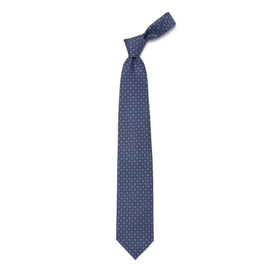 Ties | E. Marinella Mj Exclusive: Patterned Tie "Classico" Made Of Pure English Silk