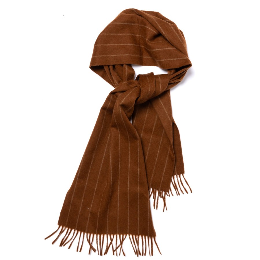 Scarfs | Joshua Ellis Joshua Ellis X Mj: New Jermyn Stripe Plaid Scarf In Pure Scottish Cash