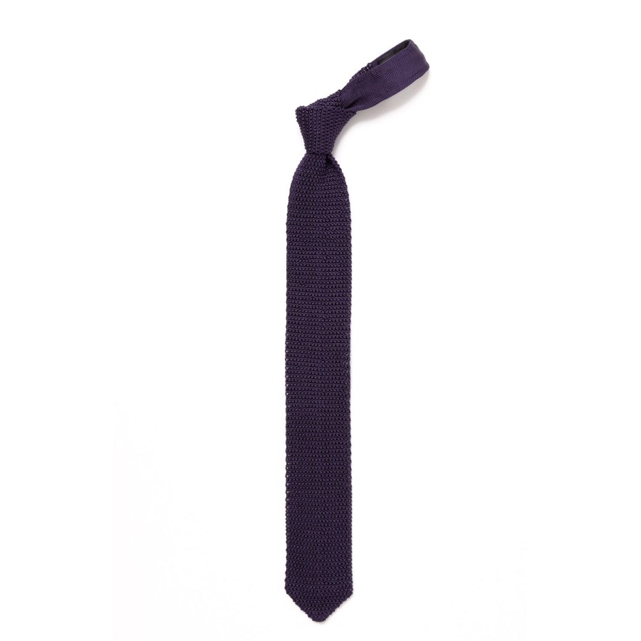 Ties | Petronius Exclusively For Michael Jondral: Petronius Knit Tie "Unita" Made Of Pu