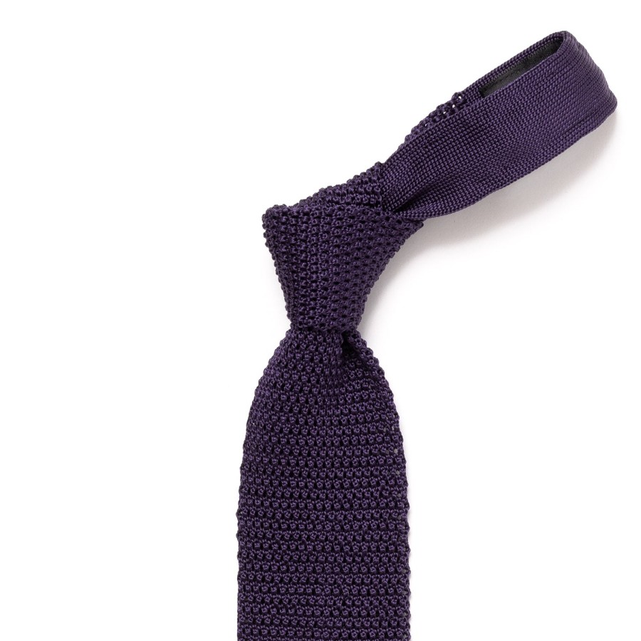 Ties | Petronius Exclusively For Michael Jondral: Petronius Knit Tie "Unita" Made Of Pu