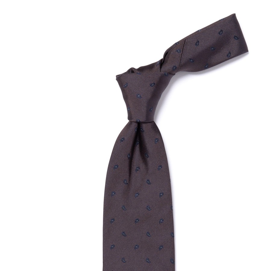 Ties | Cesare Attolini Ca Archivio Storico: Tie "Reni Minuscoli" In Pure Silk - Handrolled