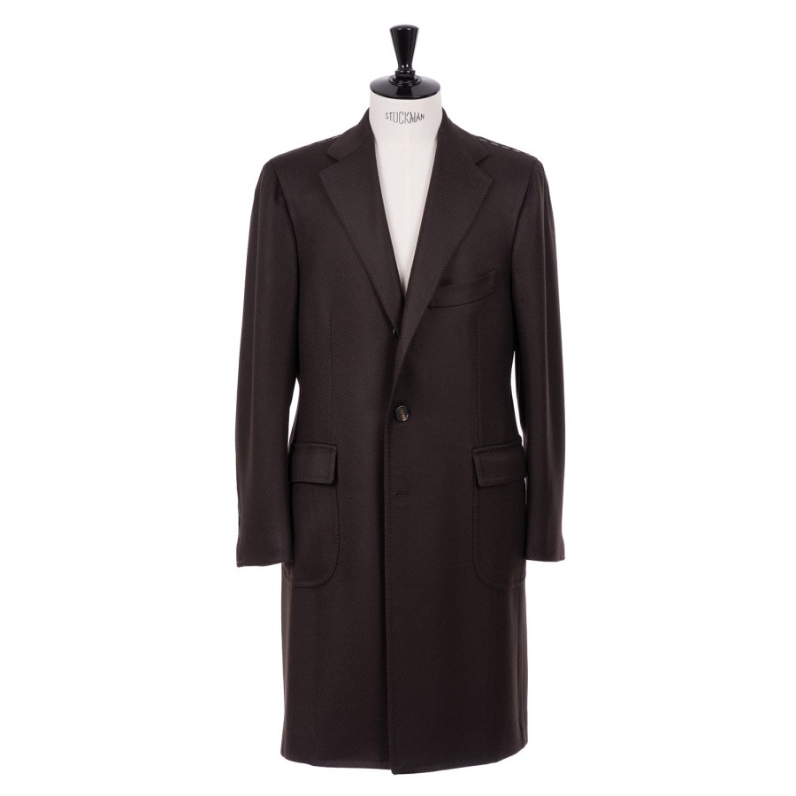 Coats | Cesare Attolini Coat "Capodimonte" From Scottish Lambswool And Cashmere - Pure Handwor