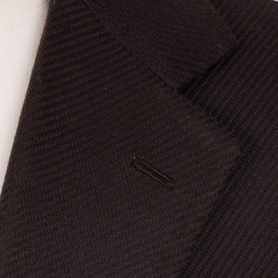 Coats | Cesare Attolini Coat "Capodimonte" From Scottish Lambswool And Cashmere - Pure Handwor