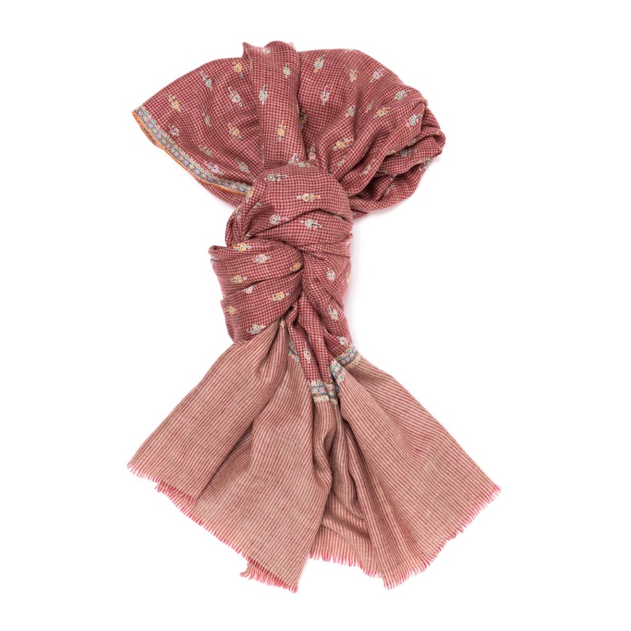 Scarfs | Yaser Shaw Mj Scarf "Shillong" Made Of Finest Hand Embroidered Pashmina Cashmere