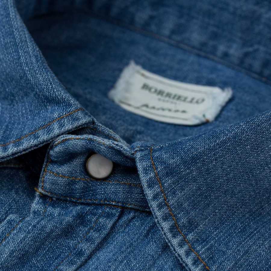 Casual Shirts | Borriello Exclusive For Michael Jondral: Japanese Cotton Denim Shirt "Italian We