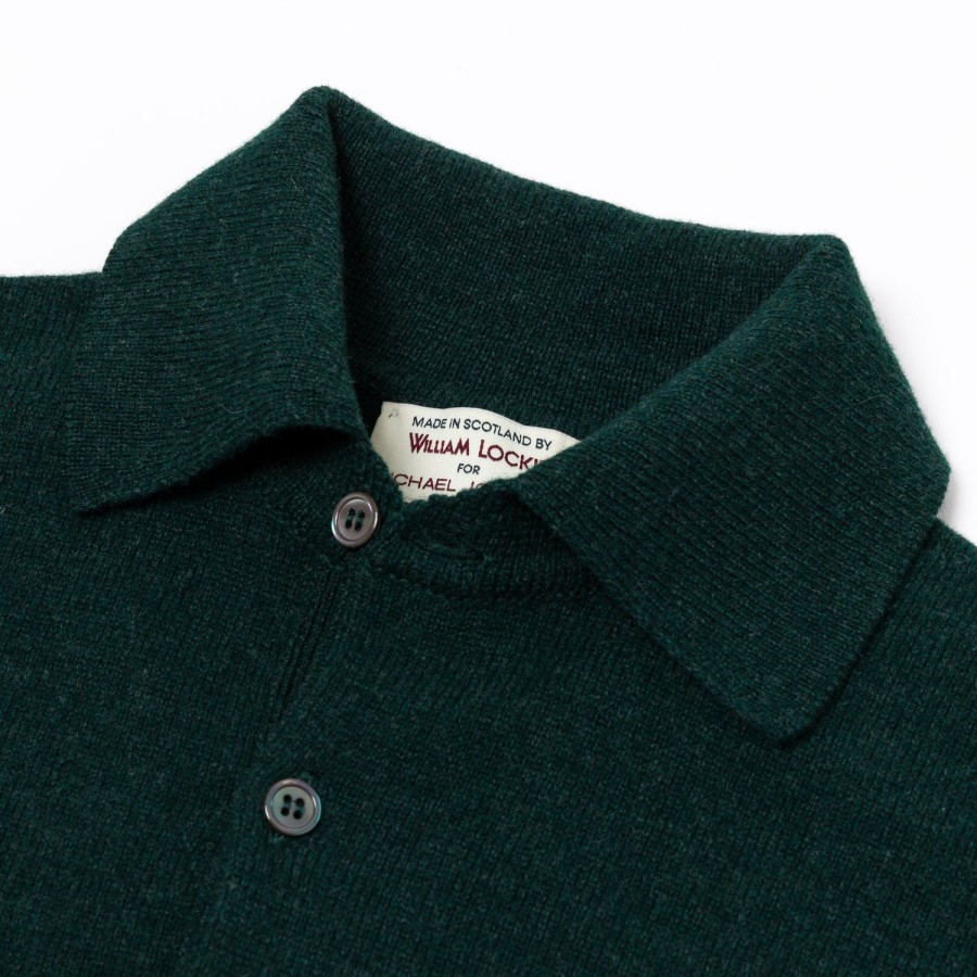 Knitwear | William Lockie Mj Exclusive: Polo Sweater "Rob Howard" In Pure Geelong Lambswool - 2