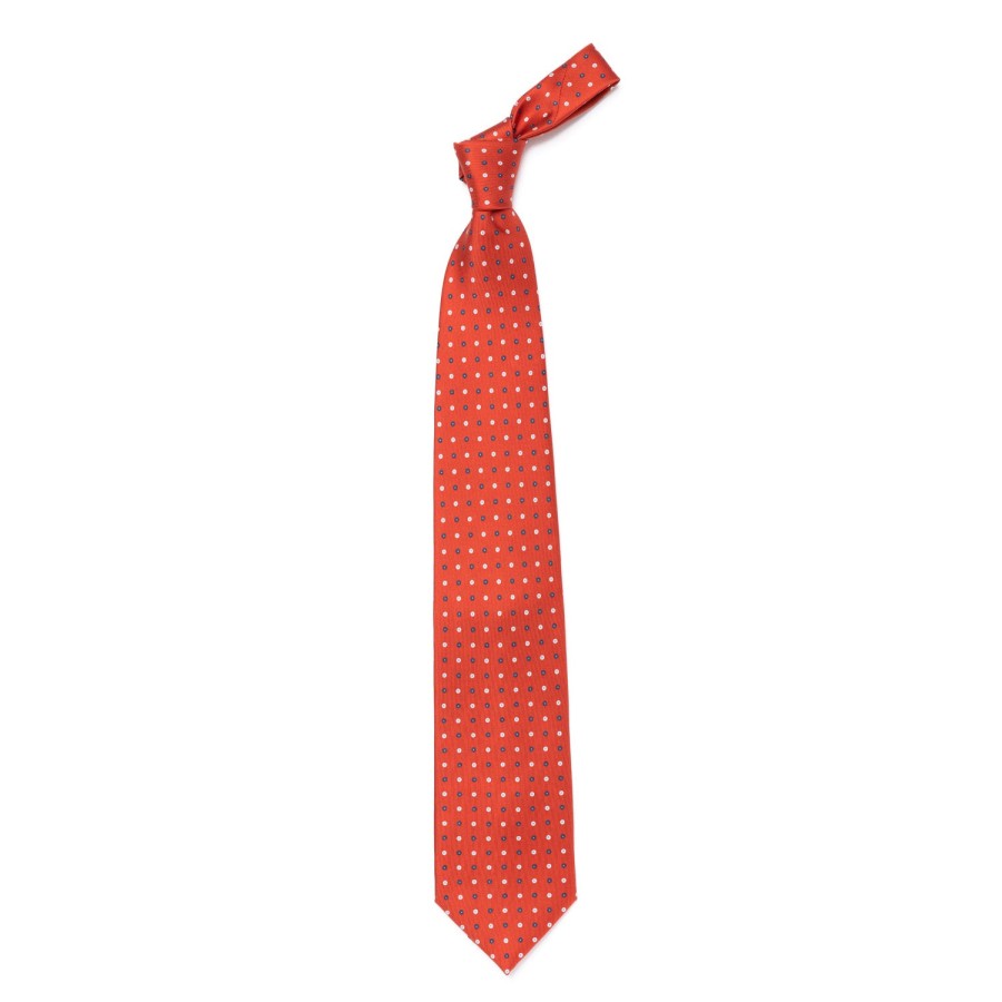 Ties | E. Marinella Mj Exclusive: Patterned Tie "Classico" Made Of Pure English Silk