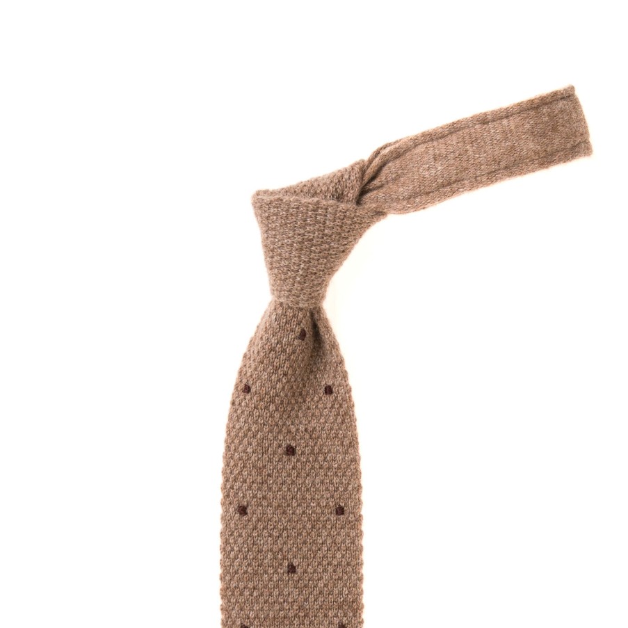 Ties | Petronius Exclusive For Michael Jondral: Petronius Knitted Tie "Punti Cuciti" Ma