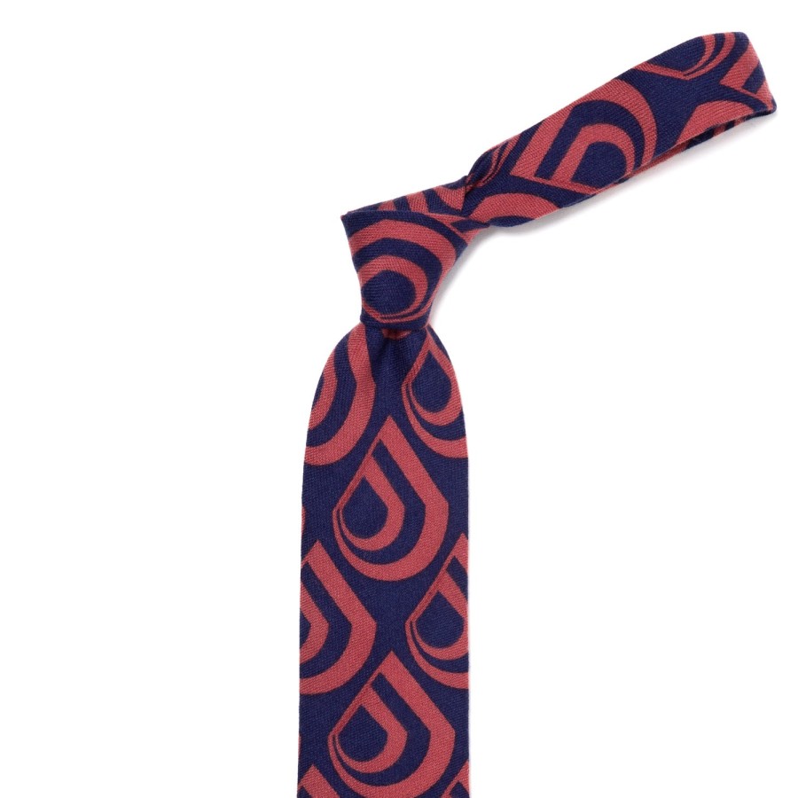 Ties | Petronius Exclusive For Michael Jondral: Tie "Milano 1972 Astratto" In Pure Cash