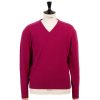 Knitwear | William Lockie Pure Geelong Lambswool "Leven Vee" Sweater - 2 Ply