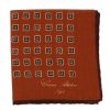 Handkerchiefs | Cesare Attolini Pure Wool Pocket Square "Medaglioni Incornicato