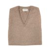 Knitwear | William Lockie Slip-Over "Oxton Slipover" Made From Fine Scottish 1 Ply-Cashmere