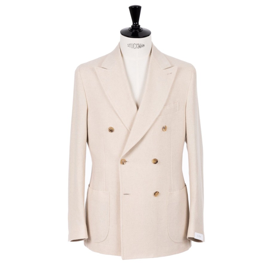 Suit & Jacket | De Petrillo Double-Breasted Jacket "Lusso Naturale" Made Of Pure Cashmer