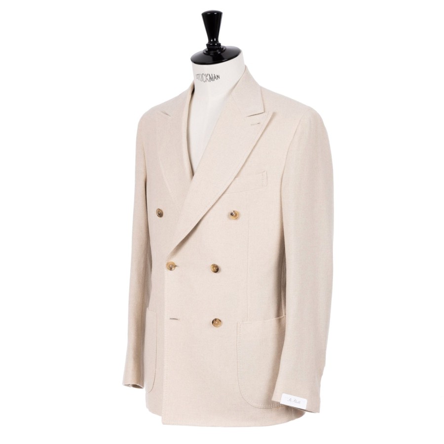 Suit & Jacket | De Petrillo Double-Breasted Jacket "Lusso Naturale" Made Of Pure Cashmer