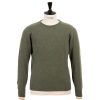 Knitwear | William Lockie Pure Geelong Lambswool "Leven Crew" Sweater - 2 Ply