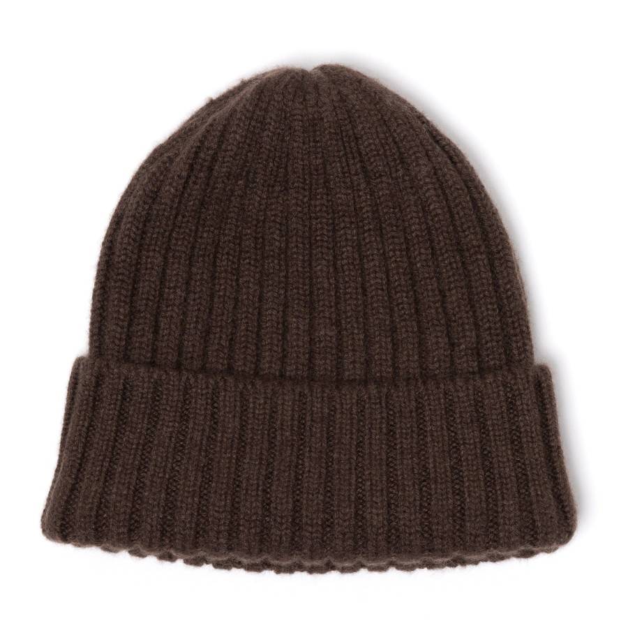 Hats | Fedeli Exclusive To Michael Jondral: Cocoa Brown Knitted Hat In Pure Scottish