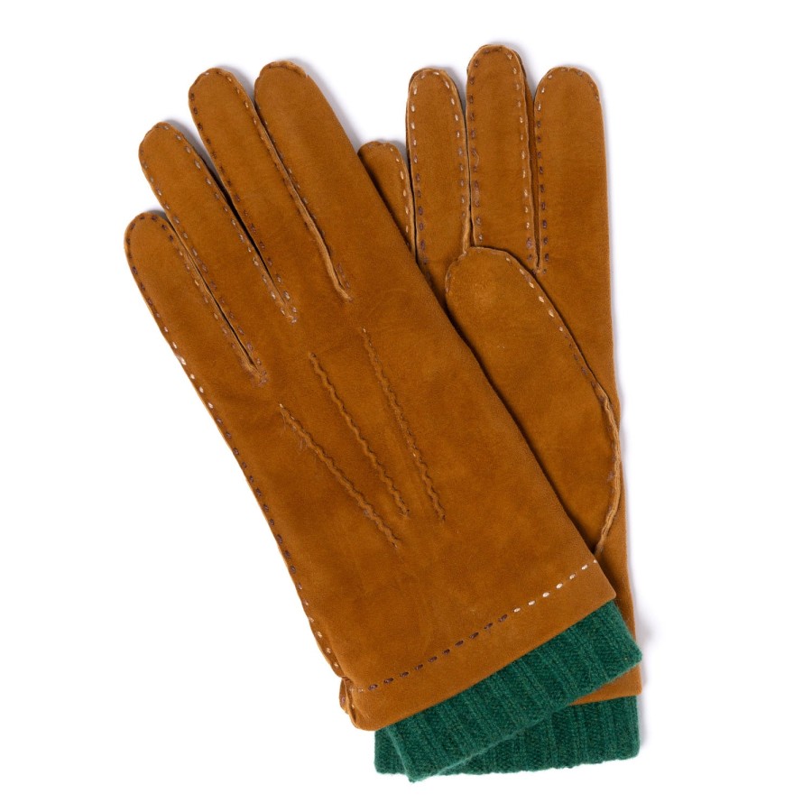 Gloves | Thomas Riemer Wien Handschuh "Bad Gastein" Aus Ziegenleder Mit Kaschmirfutter - Handgenah