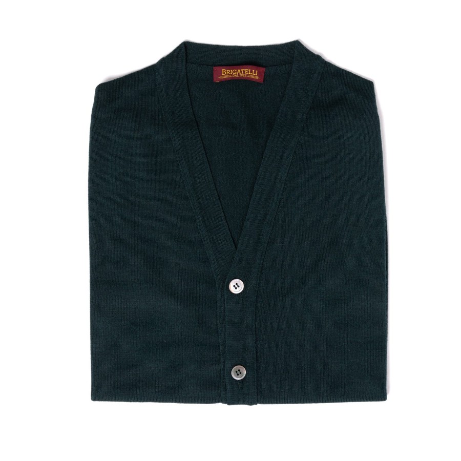 Knitwear | Brigatelli dal 1922 Brigatelli Dal 1922 Per Michael Jondral: Vest In The Finest Merino Woo