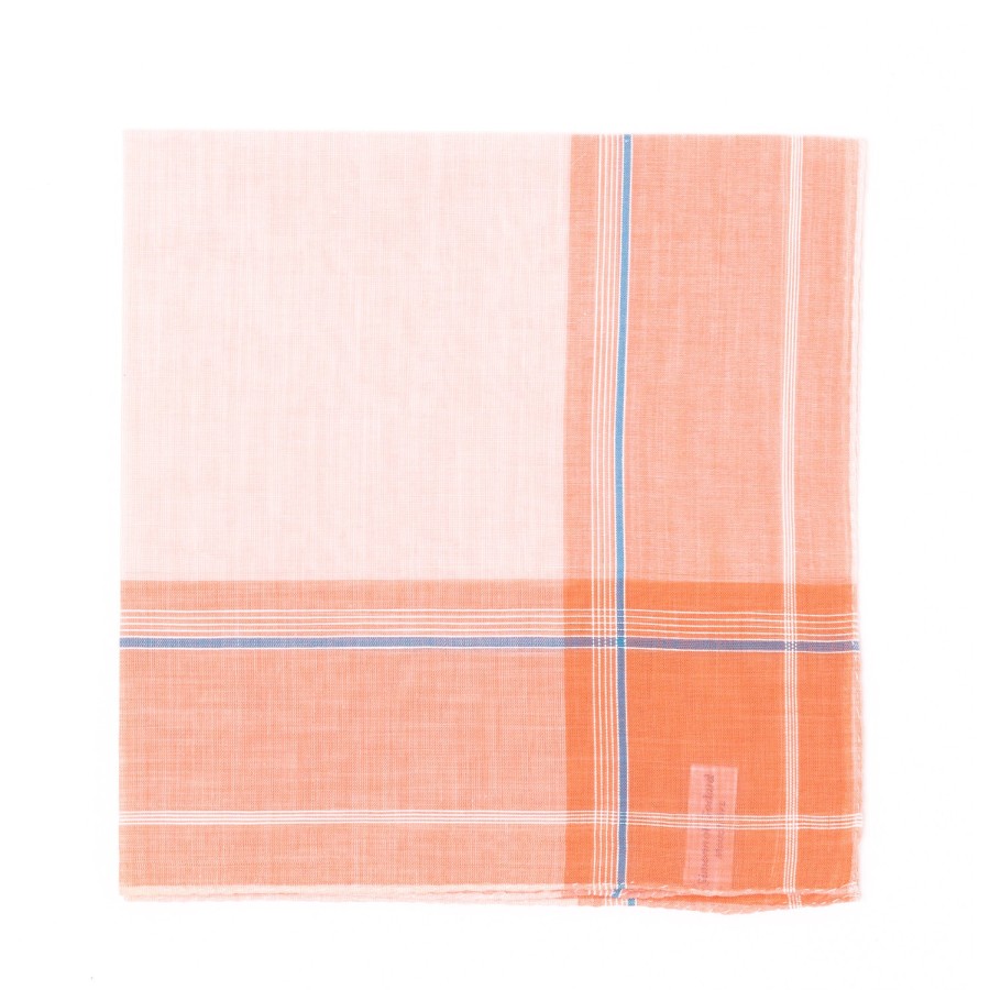 Taschentucher | Simonnot-Godard Color Handkerchief "Villedieu" Made Of The Finest Cotton