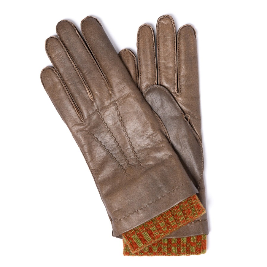 Gloves | Thomas Riemer Wien Glove "Graz" Made Of Goatskin With Cashmere Lining - Hand Sewn