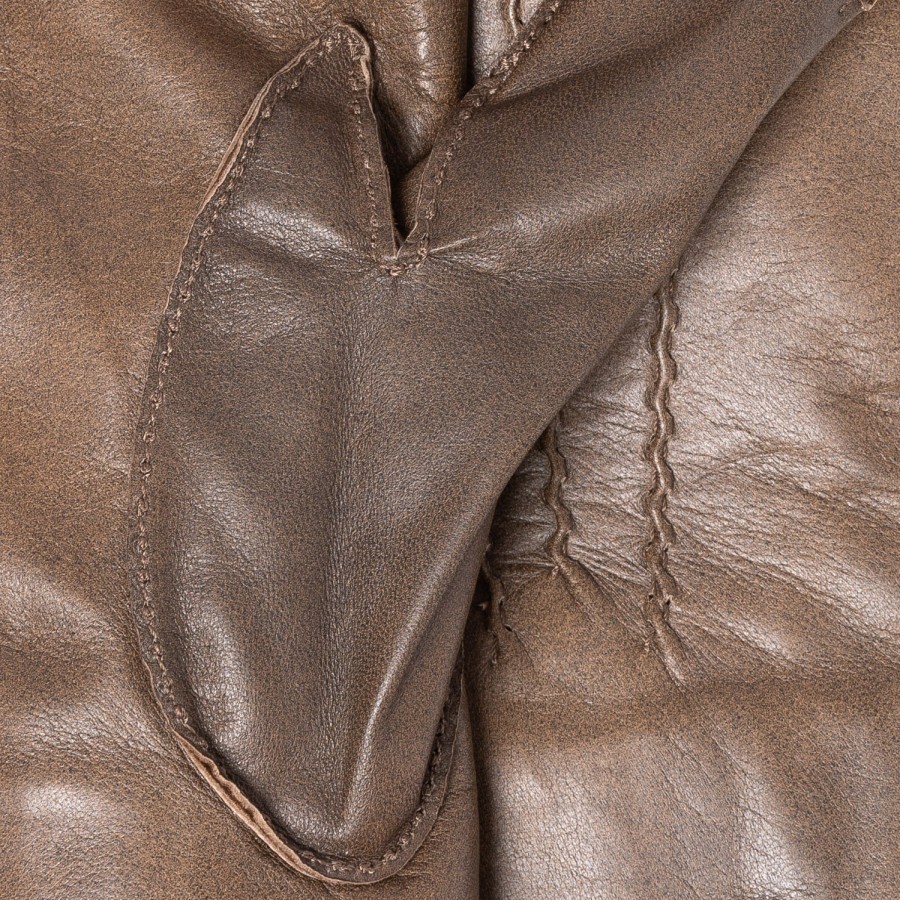 Gloves | Thomas Riemer Wien Glove "Graz" Made Of Goatskin With Cashmere Lining - Hand Sewn