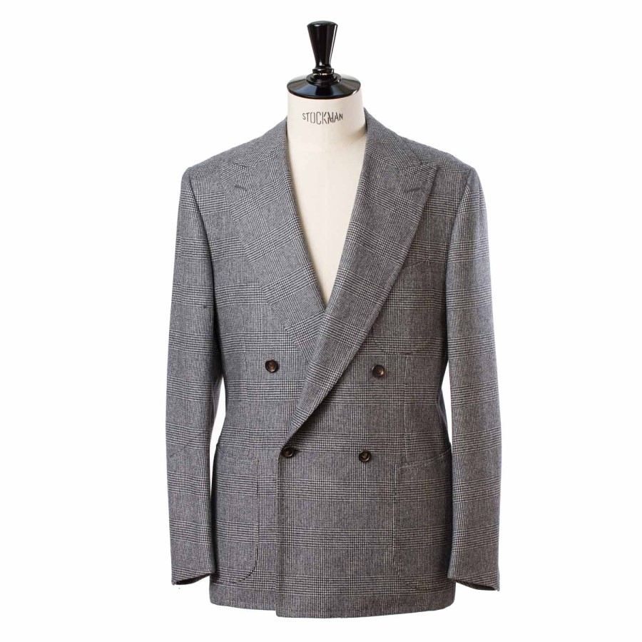 Suit & Jacket | Cesare Attolini Double-Breasted Suit "Il Vero Gentiluomo" Made Of English Wool By Fox