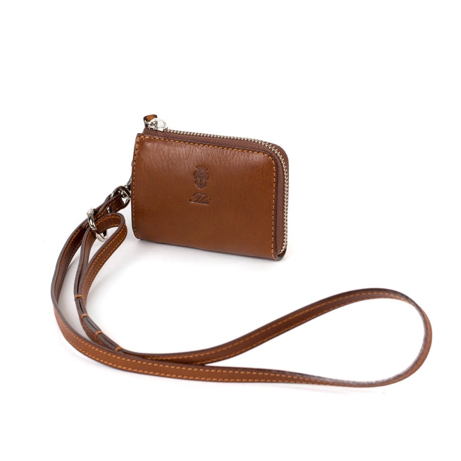 Small Leather Goods | Felisi Mini Case "Key & Cards" Made Of Grained Calfskin - Handcrafted