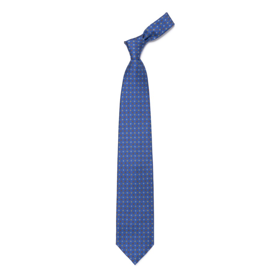 Ties | E. Marinella Mj Exclusive: Patterned Tie "Classico" Made Of Pure English Silk