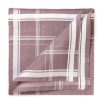 Taschentucher | Simonnot-Godard Red Brown Patterned Handkerchief "Sarabande" Made Of Cotton