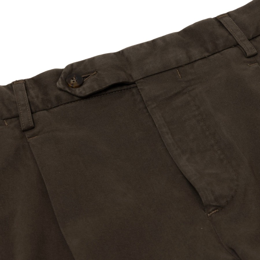 Trousers | Rota Sport Exclusive For Michael Jondral: Brown Pants "Soft Chino" In A Cotton Mi