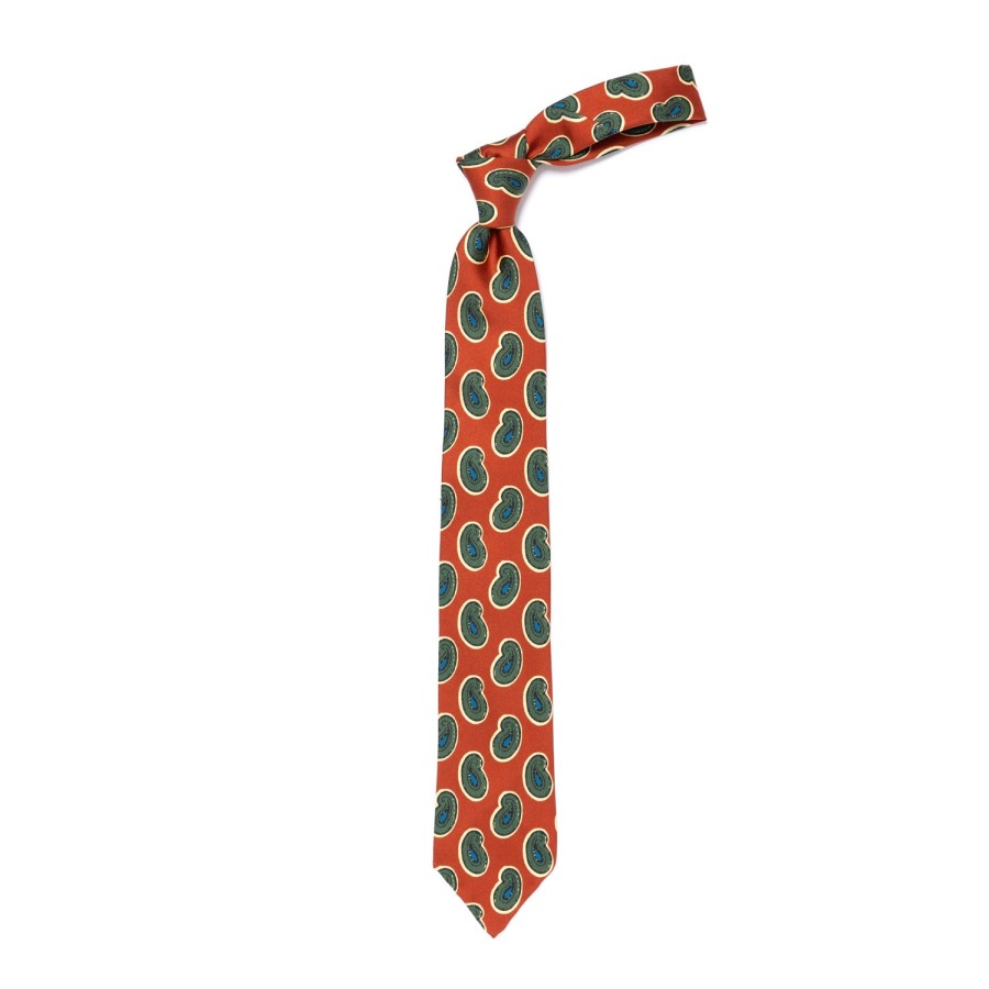 Ties | Cesare Attolini Ca Archivio Storico: Tie "Reni Divertenti" In Pure Silk - Handrolled