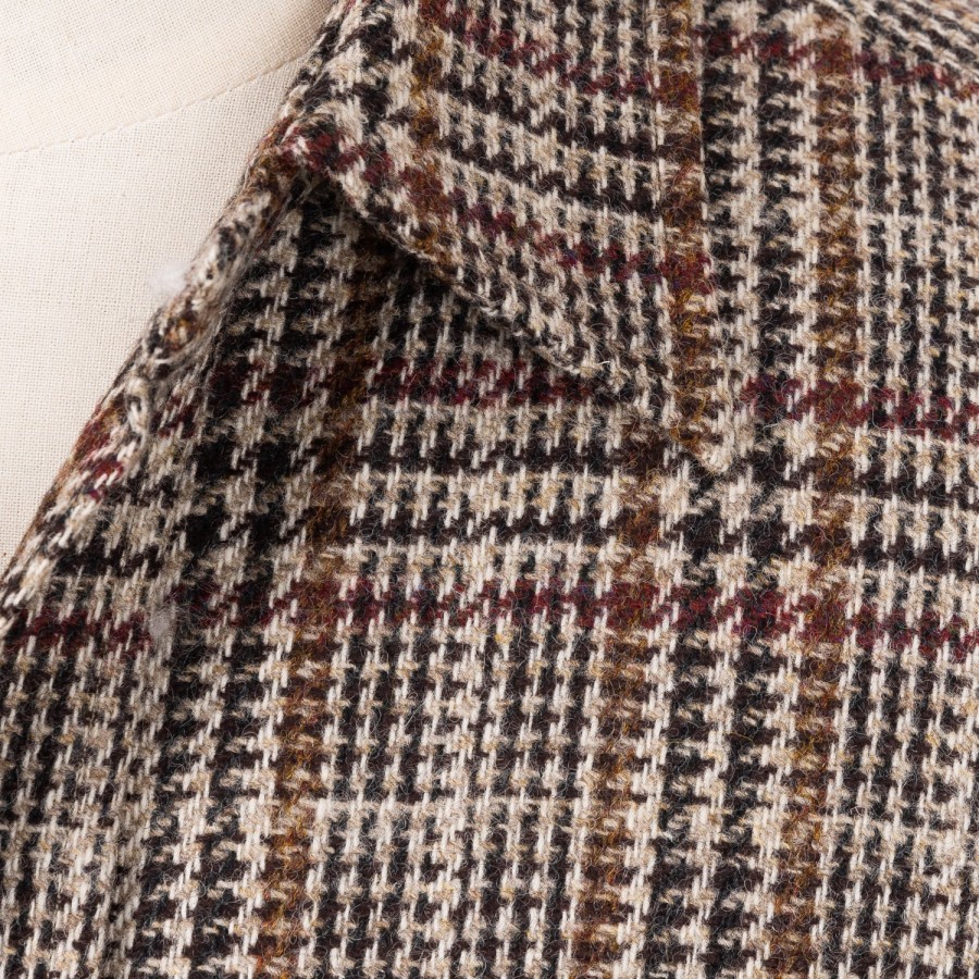 Teba + Shirt Jackets | De Petrillo Checked Sports Jacket "Shirt Pocket" Made Of Pure Wool By Fe