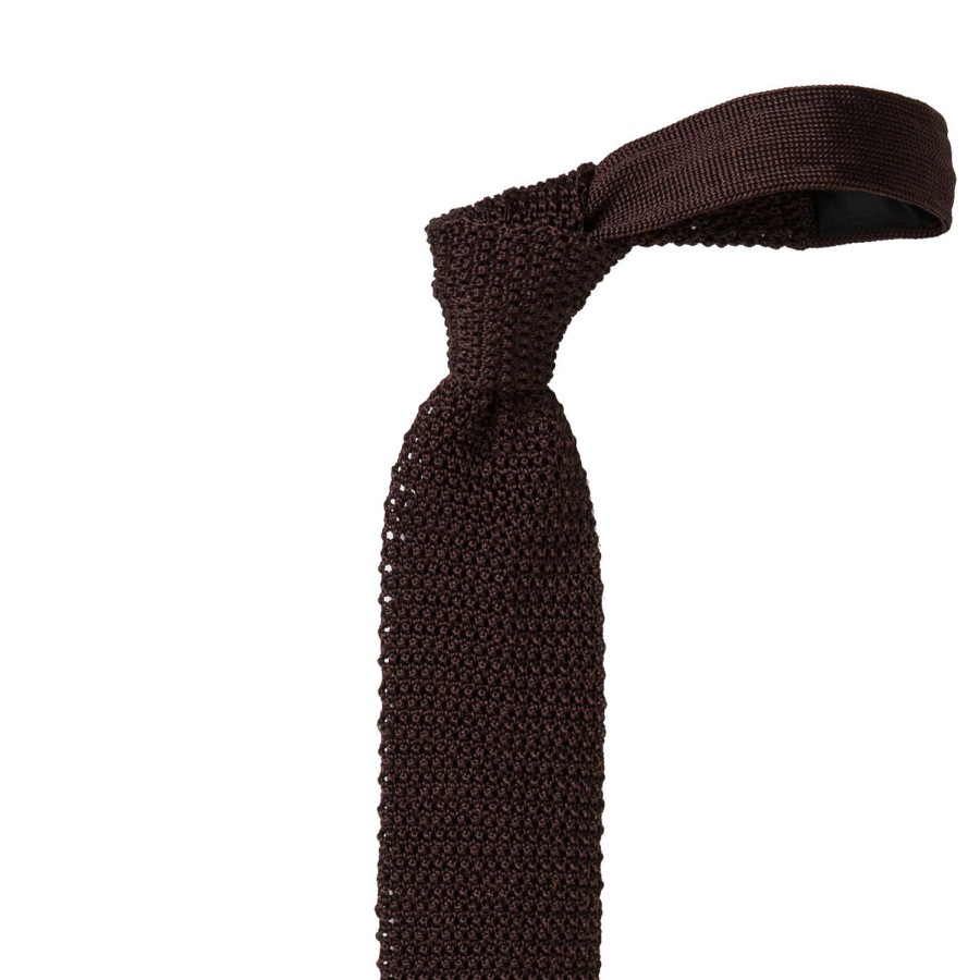 Ties | Petronius Exclusively For Michael Jondral: Petronius Knit Tie "Unita" Made Of Pu