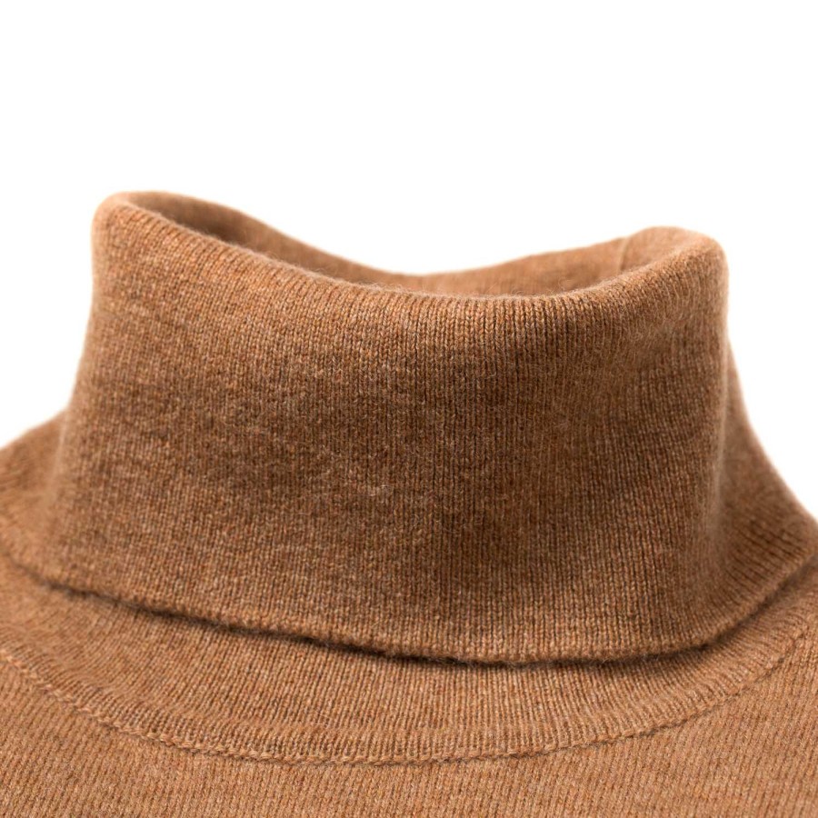 Knitwear | William Lockie Turtleneck Sweater "Oxton Rollneck" Made Of Fine Scottish 1 Ply Cashme