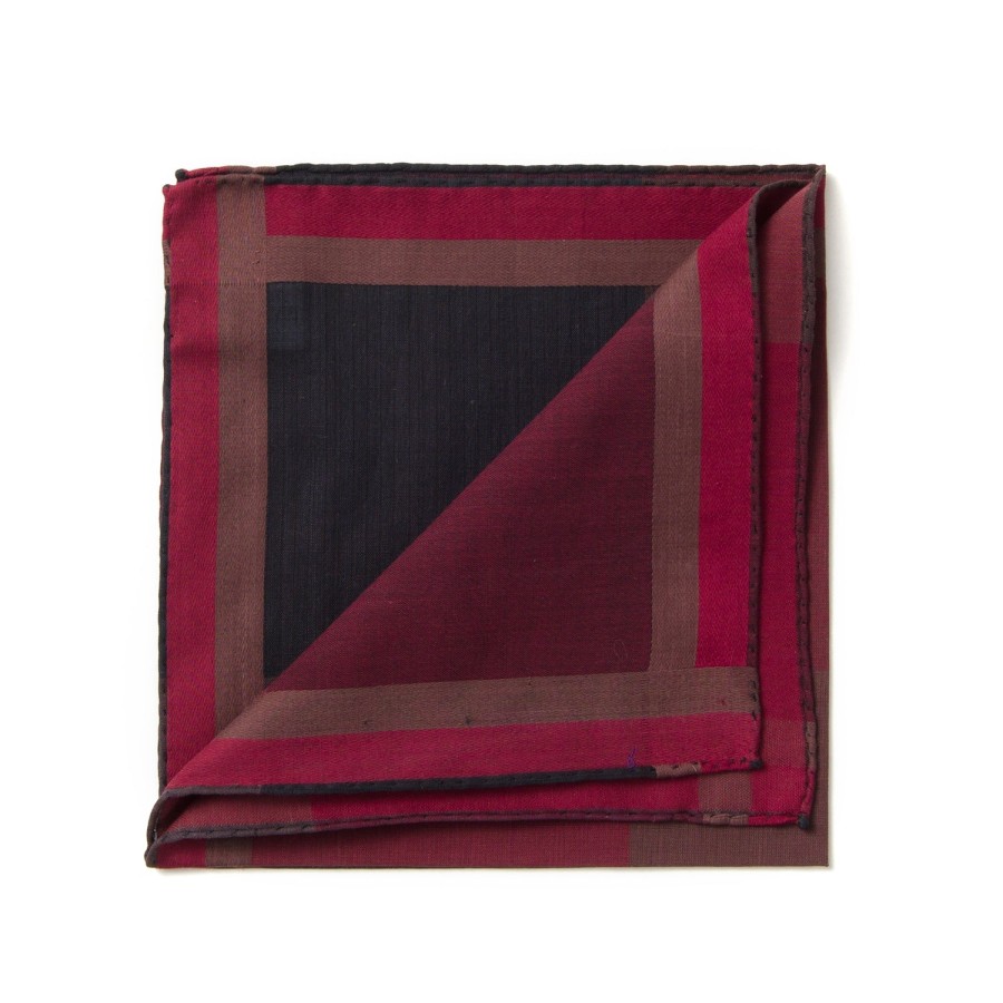 Handkerchiefs | Simonnot-Godard Checked Pocket Square "Nouveau Tartan 1972" In Pure Cotton