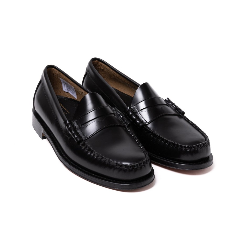 S | G.H. Bass Penny Loafers "The Original Weejun" In Calf Leather