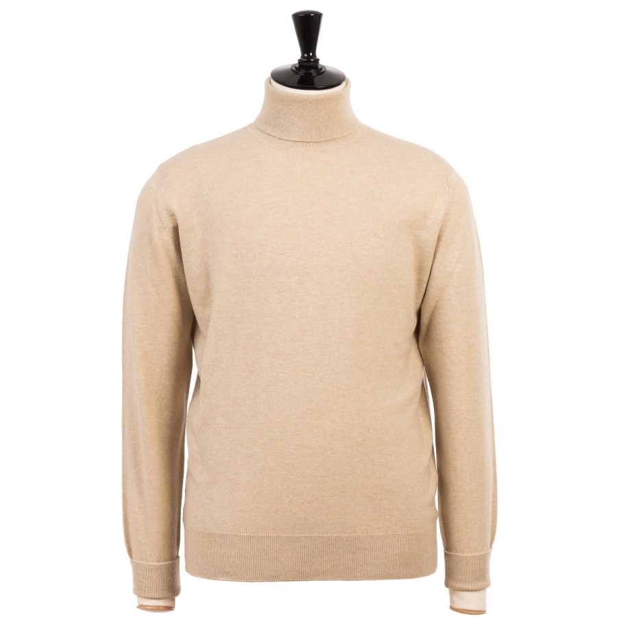 Knitwear | William Lockie Oxton Rollneck Sweater In Fine Scottish 1 Ply Cashmere