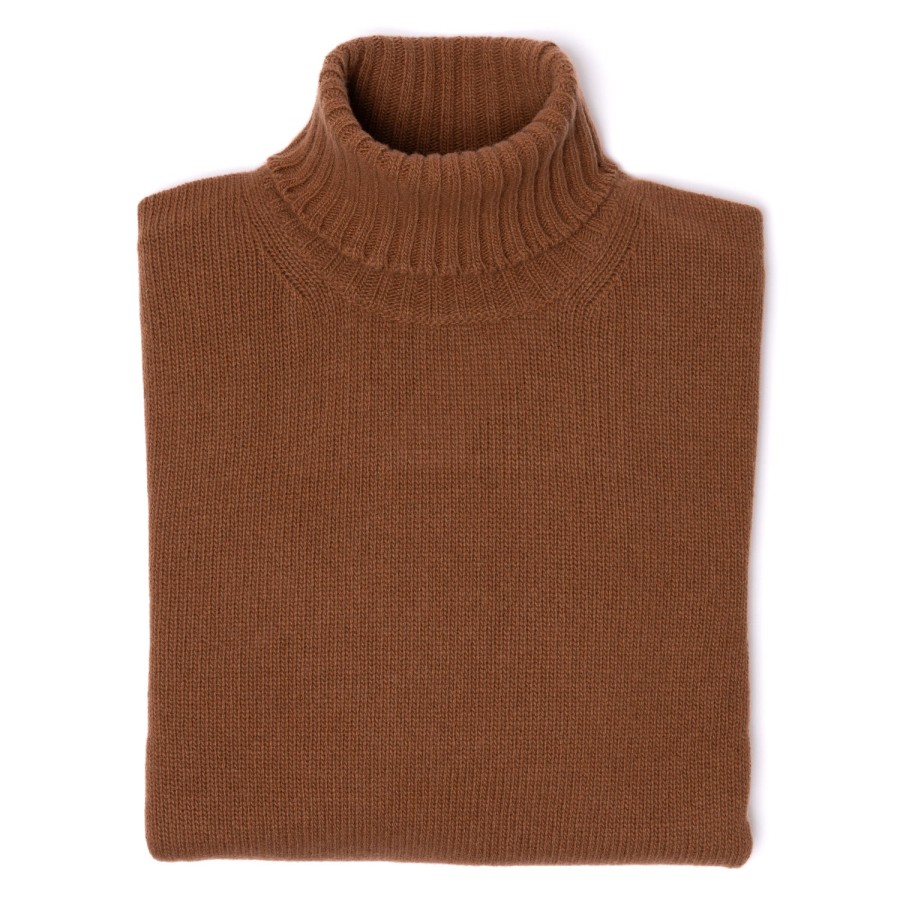 Knitwear | Brigatelli dal 1922 Merino Wool And Cashmere Turtleneck Sweater - 3 Ply Cashmere Blend