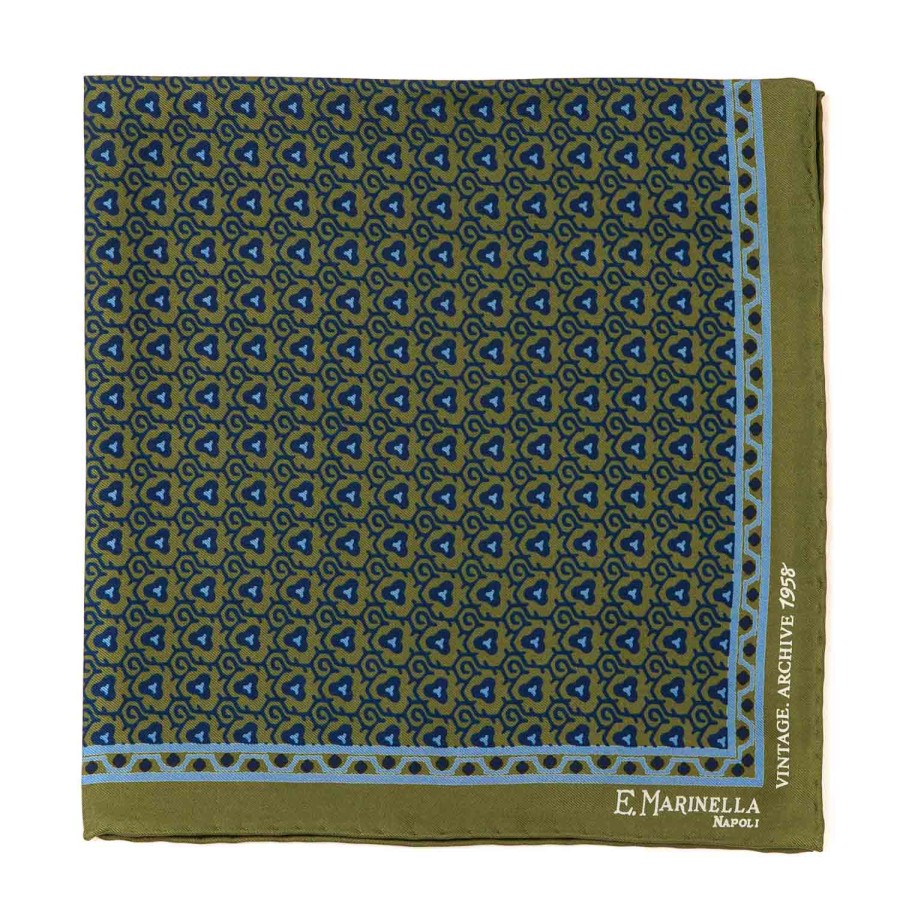 Handkerchiefs | E. Marinella Limited Edition - Pocket Square "Archive 1958"