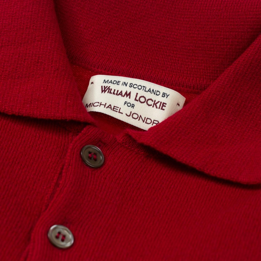 Knitwear | William Lockie Knitted Polo "Oxton Sportshirt" Made Of Fine Scottish 1-Ply Cashmere