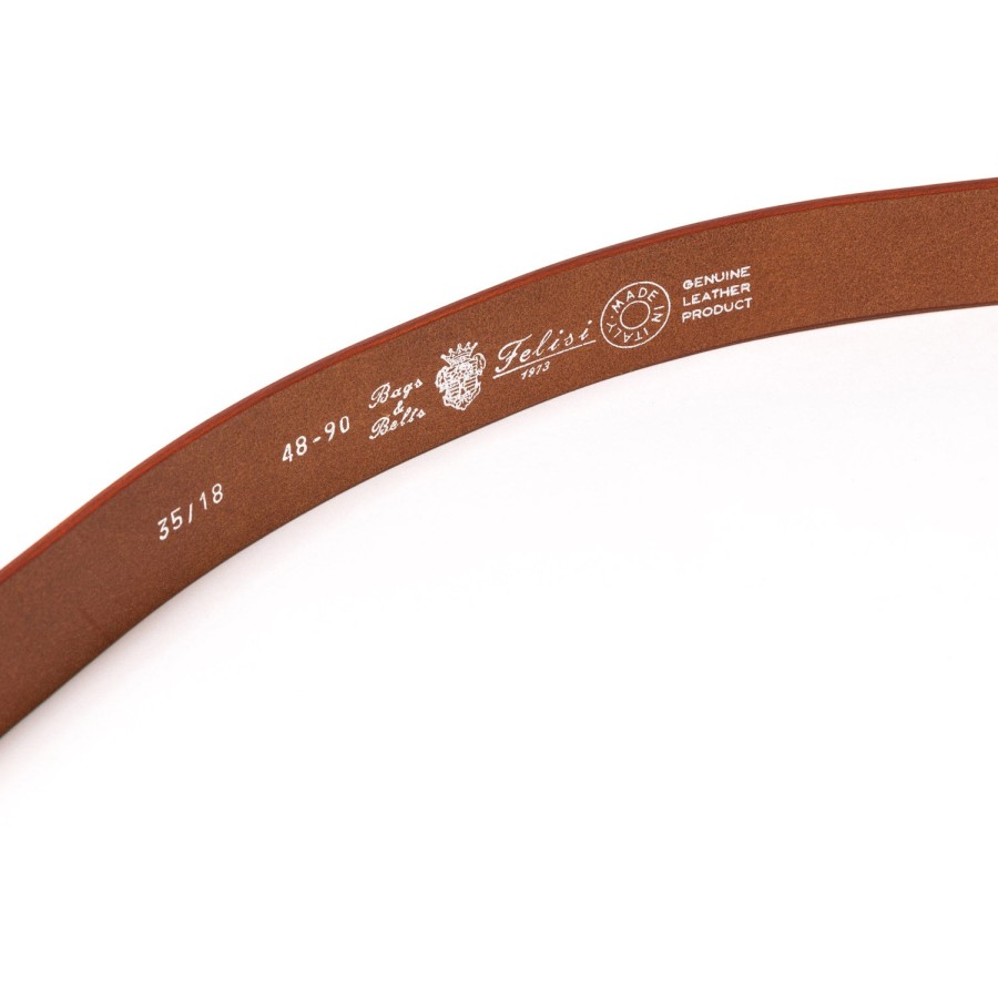 Belts | Felisi Belt "Saddle Strap" Made Of Light Brown Saddle Leather - Handcrafted