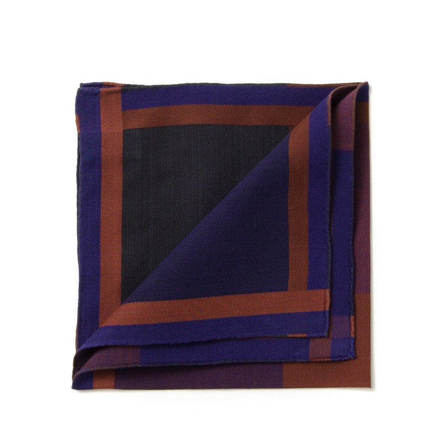 Handkerchiefs | Simonnot-Godard Checked Pocket Square "Nouveau Tartan 1972" In Pure Cotton