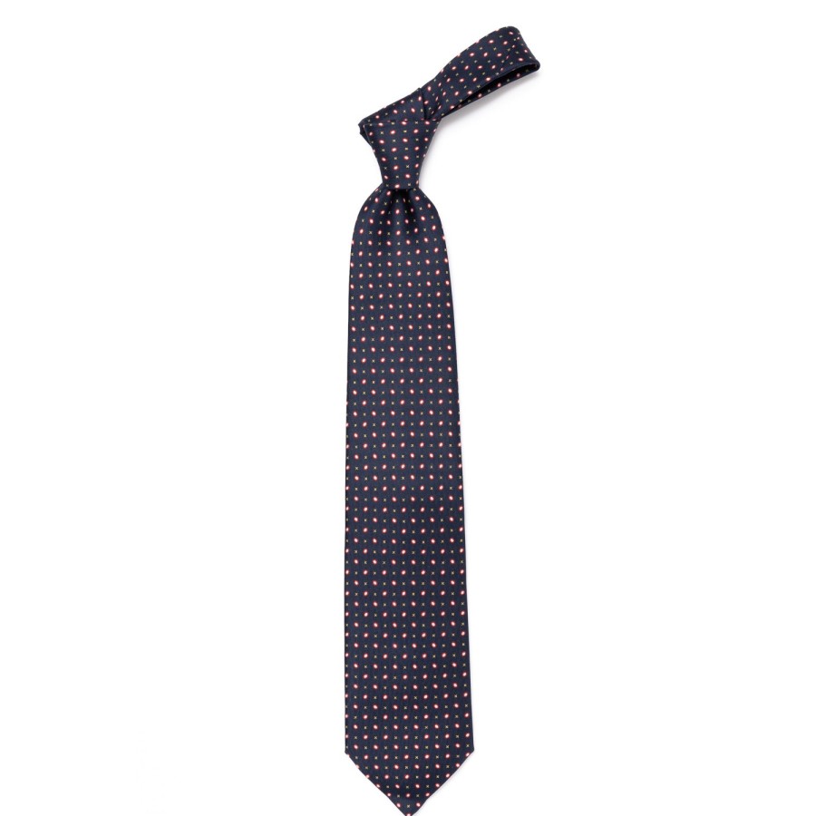 Ties | E. Marinella Mj Exclusive: Patterned Tie "Classico" Made Of Pure English Silk