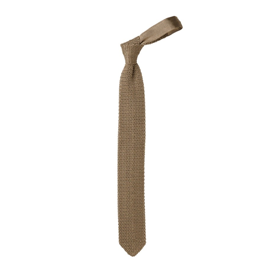 Ties | Petronius Exclusively For Michael Jondral: Petronius Knit Tie "Unita" Made Of Pu