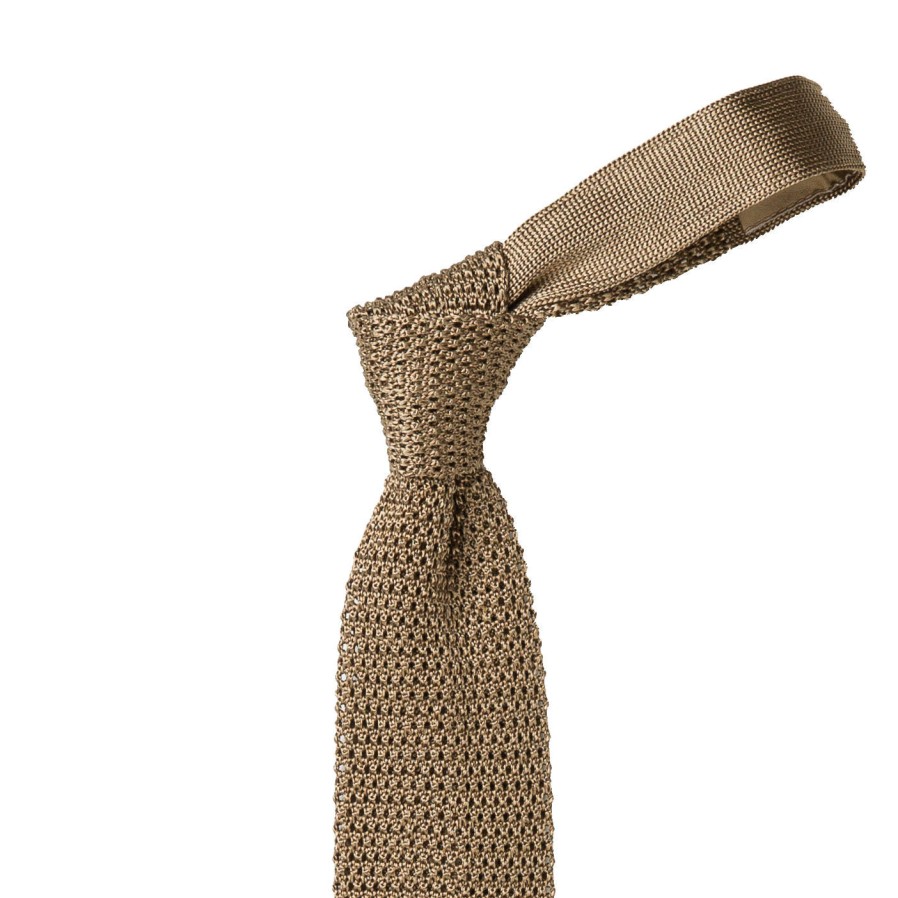 Ties | Petronius Exclusively For Michael Jondral: Petronius Knit Tie "Unita" Made Of Pu