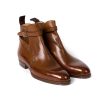 Mto | Saint Crispin's Boot "Jodhpur" Made Of Brown Calfskin - Purely Handcrafted