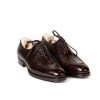 Mto | Saint Crispin's Derby "Split Toe Apron" Made From Brown Calfskin - Purely Handcrafted