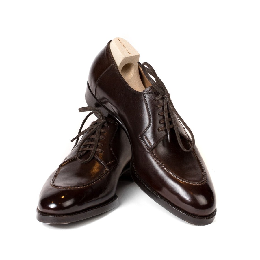 Mto | Saint Crispin's Derby "Split Toe Apron" Made From Brown Calfskin - Purely Handcrafted